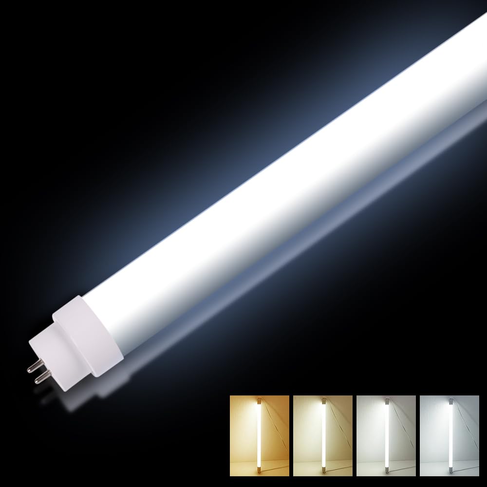 Amazon | 工事不要 LED蛍光灯 40W形 直管 120cm 電球色 白色 昼白色